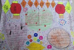 中国传统节日的手抄报图片简单春节-教育